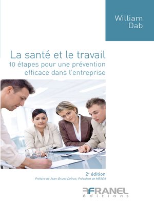 cover image of La Santé et le travail  (2e édition)